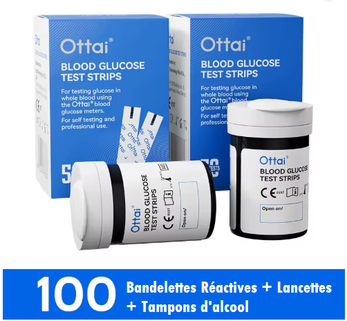 50 bandelettes de test